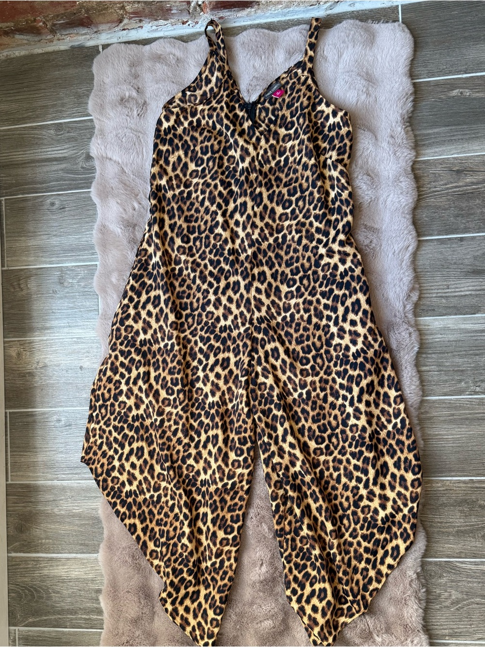 Vine Camuto leopard print jumpsuit, XS
